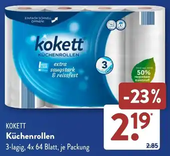 Aldi Süd KOKETT Küchenrollen Angebot