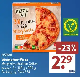 Aldi Süd PIZZA'AH Steinofen-Pizza Angebot