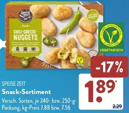 Aldi Süd SPEISE ZEIT Snack-Sortiment Angebot