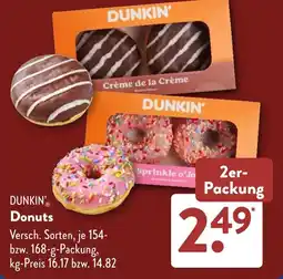 Aldi Süd DUNKIN' Donuts Angebot