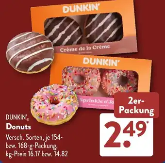 Aldi Süd DUNKIN' Donuts Angebot