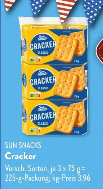 Aldi Süd SUN SNACKS Cracker Angebot