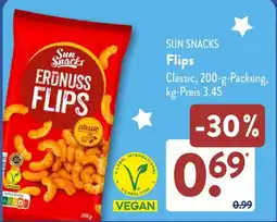 Aldi Süd SUN SNACKS Flips Angebot