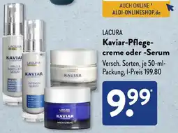 Aldi Süd LACURA Kaviar-Pflege- creme oder -Serum Angebot