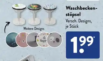 Aldi Süd Waschbecken- stöpsel Angebot