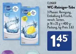 Aldi Süd CLINAIR WC-Reiniger-Tabs Angebot