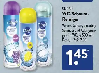 Aldi Süd CLINAIR WC-Schaum- Reiniger Angebot