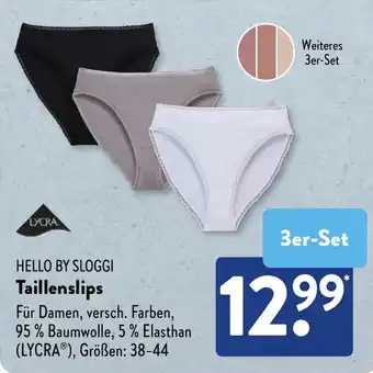 Aldi Süd LYCRA HELLO BY SLOGGI Taillenslips Angebot