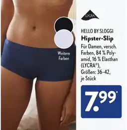 Aldi Süd LYCRA HELLO BY SLOGGI Hipster-Slip Angebot