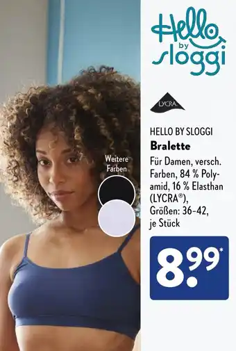 Aldi Süd LYCRA HELLO BY SLOGGI Bralette Angebot