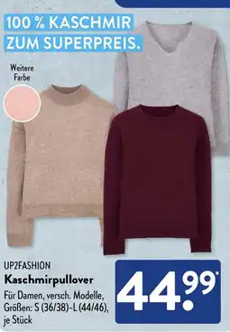 Aldi Süd UP2FASHION Kaschmirpullover Angebot