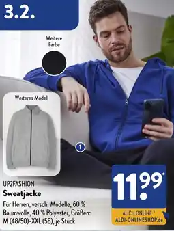 Aldi Süd UP2FASHION Sweatjacke Angebot