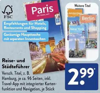 Aldi Süd Reise- und Städteführer Angebot