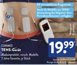 Aldi Süd CURAMED TENS-Gerät Angebot