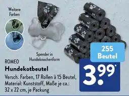 Aldi Süd ROMEO Hundekotbeutel Angebot