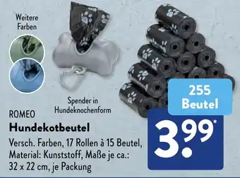 Aldi Süd ROMEO Hundekotbeutel Angebot