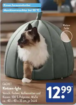 Aldi Süd CACHET Katzen-Iglu Angebot