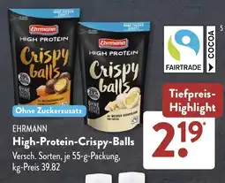 Aldi Süd EHRMANN High-Protein-Crispy-Balls Angebot