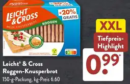 Aldi Süd Leicht & Cross Roggen-Knusperbrot Angebot