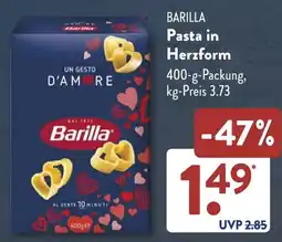 Aldi Süd BARILLA Pasta in Herzform Angebot