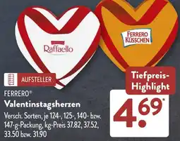 Aldi Süd FERRERO Valentinstagsherzen Angebot