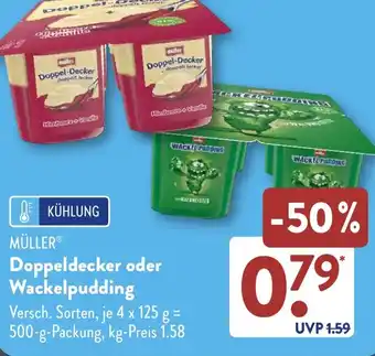 Aldi Süd MÜLLER Doppeldecker oder Wackelpudding Angebot