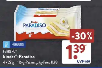 Aldi Süd FERRERO kinder-Paradiso Angebot