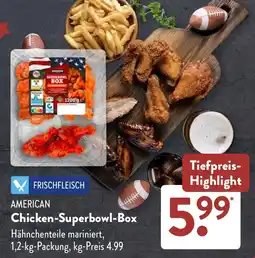 Aldi Süd AMERICAN Chicken-Superbowl-Box Angebot