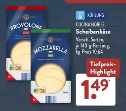 Aldi Süd CUCINA NOBILE Scheibenkäse Angebot