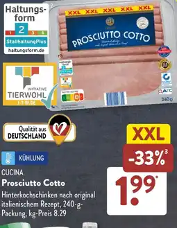 Aldi Süd CUCINA Prosciutto Cotto Angebot