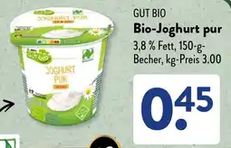 Aldi Süd GUT BIO Bio-Joghurt pur Angebot