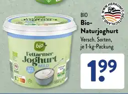 Aldi Süd Bio- Naturjoghurt Angebot