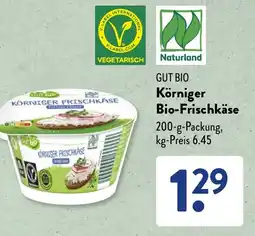 Aldi Süd GUT BIO Körniger Bio-Frischkäse Angebot