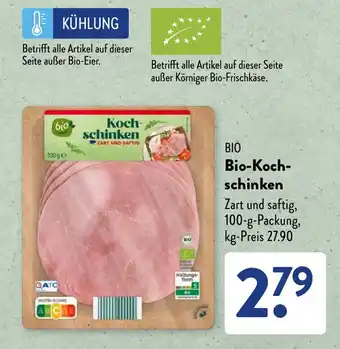 Aldi Süd Bio-Koch- schinken Angebot