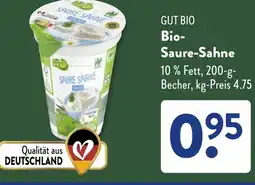 Aldi Süd GUT BIO Bio- Saure-Sahne Angebot