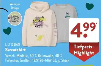 Aldi Süd LILY & DAN Sweatshirt Angebot