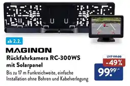 Aldi Süd MAGINON Rückfahrkamera RC-300WS mit Solarpanel Angebot