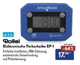 Aldi Süd Rollei Elektronische Parkscheibe EP-1 Angebot