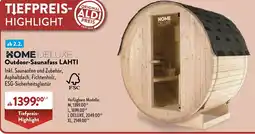 Aldi Süd HOME DELUXE Outdoor-Saunafass LAHTI Angebot