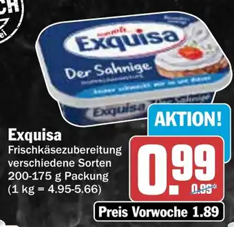 Hit Exquisa Frischkäsezubereitung Angebot