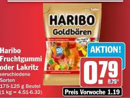 Hit Haribo Fruchtgummi oder Lakritz Angebot