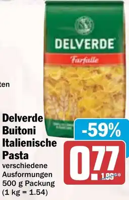 Hit Delverde Buitoni Italienische Pasta Angebot