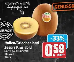 Hit Italien/Griechenland Zespri Kiwi gold Angebot