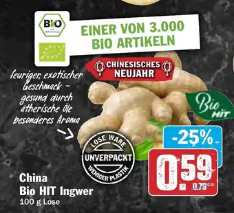 Hit China Bio HIT Ingwer Angebot