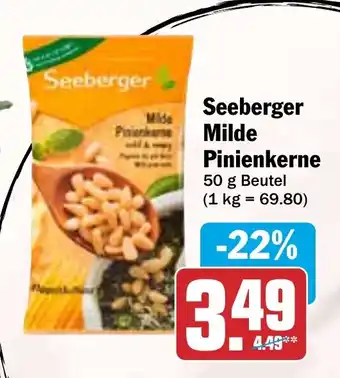 Hit Seeberger Milde Pinienkerne Angebot