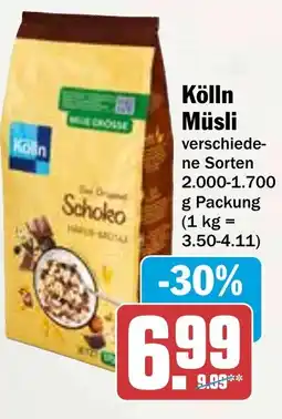 Hit Kölln Müsli Angebot