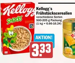 Hit Kellogg's Frühstückscerealien Angebot