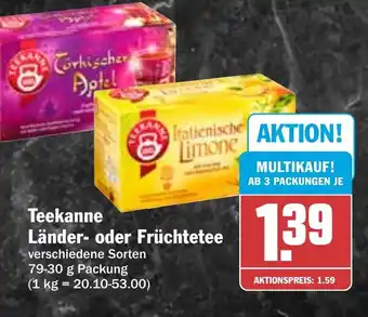 Hit Teekanne Italienische Limone Angebot