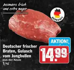 Hit Deutscher frischer Braten, Gulasch vom Jungbullen Angebot