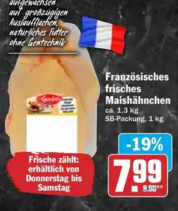 Hit Französisches frisches Maishähnchen Angebot